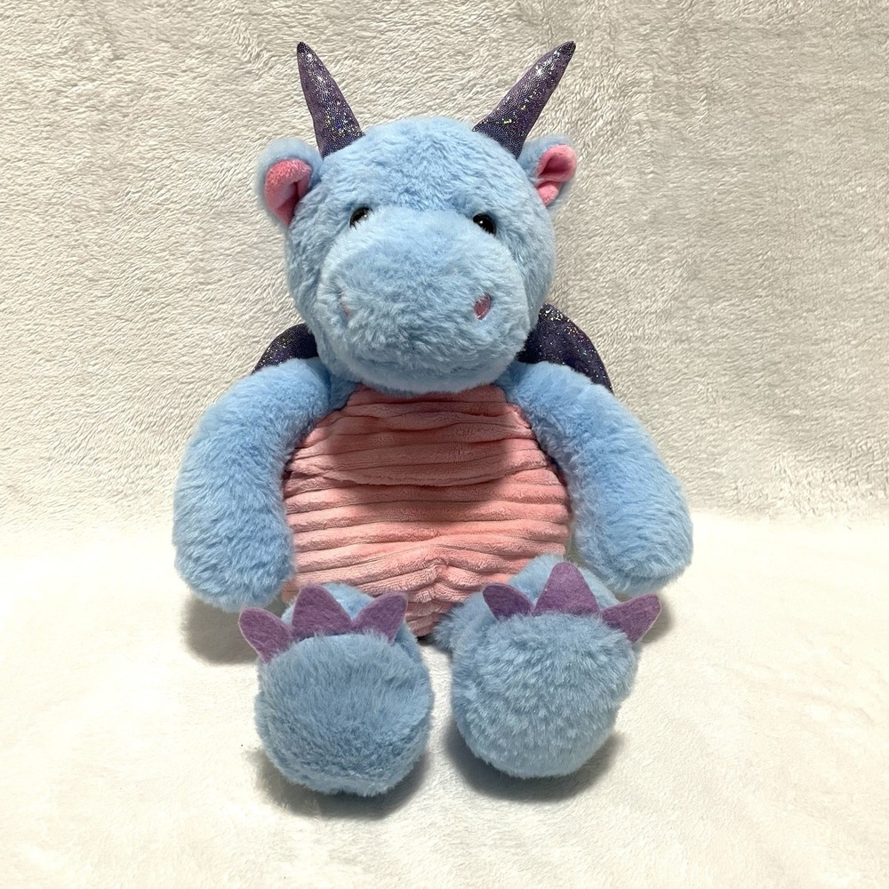 Aroma Home Microwaveable Hottie‎ Plush  Blue & Pink Dragon Soft And Snuggly Warm